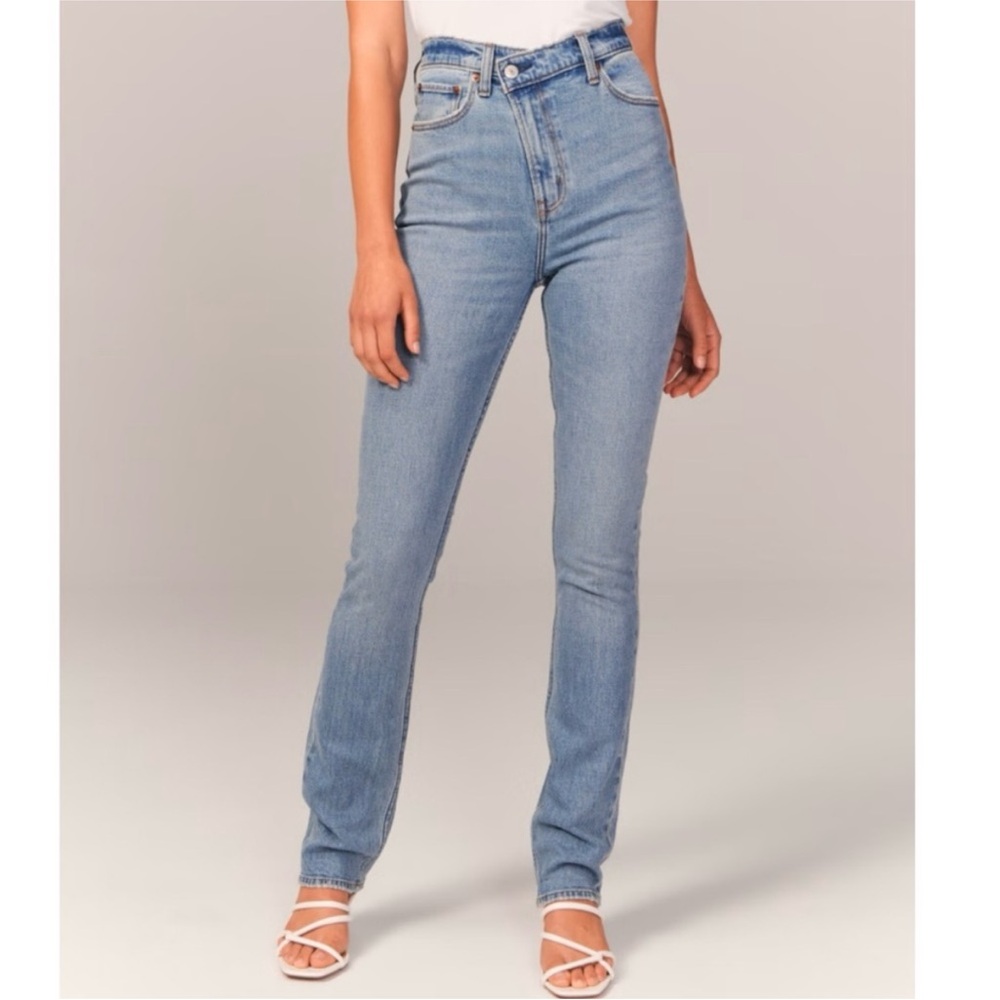 Abercrombie & Fitch The 90’s Slim Stretch Ultra High Rise